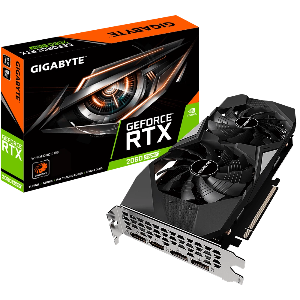 Gigabyte GeForce® RTX 2060 SUPER WINDFORCE 8G  (Rev. 2.0)